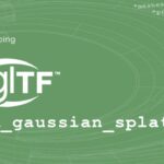 Данные гауссова распределения интегрируют в 3D-формат glTF