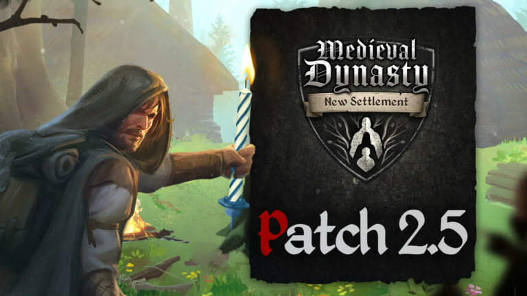 Medieval Dynasty: New Settlement получила поддержку FrameSync и стала вдвое дешевле