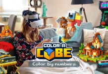 Воксельная номерная раскраска Color-A-Cube поступит в продажу на днях