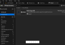 UE 5.8 работает с Pico без внешних плагинов. Но фирменный плагин ещё пригодится